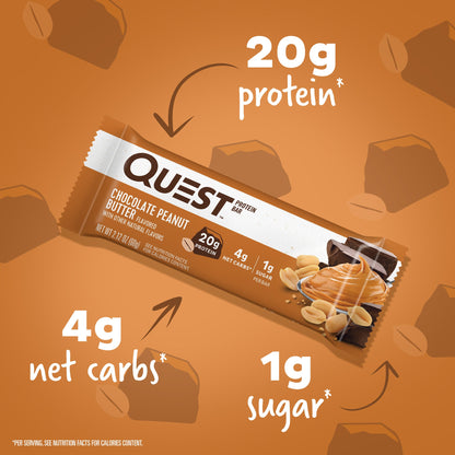 Quest Chocolate Peanut Butter Protein Bar