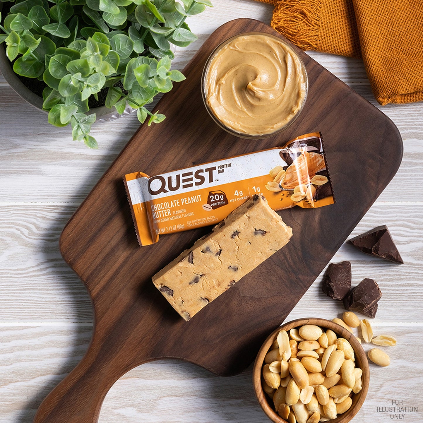 Quest Chocolate Peanut Butter Protein Bar