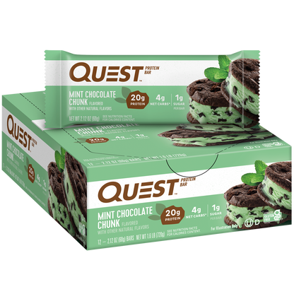 Quest Mint Chocolate Chunk Protein Bars