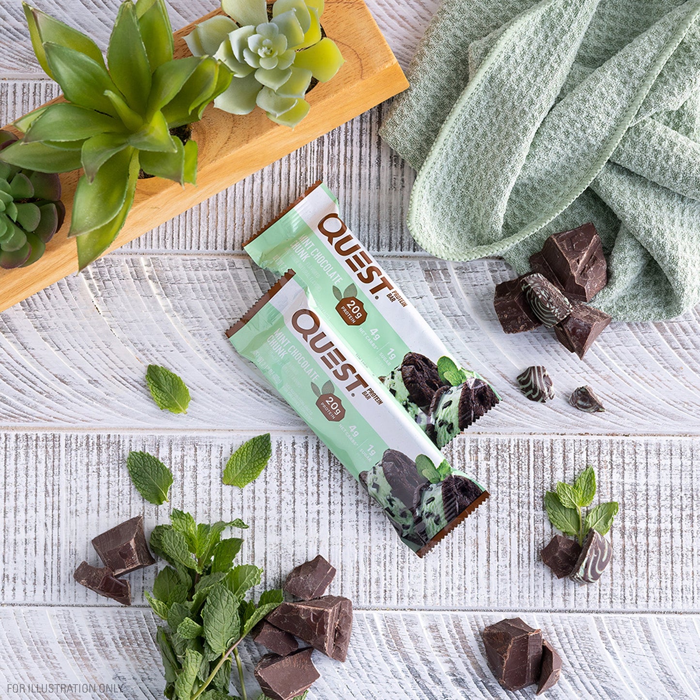 Quest Mint Chocolate Chunk Protein Bars