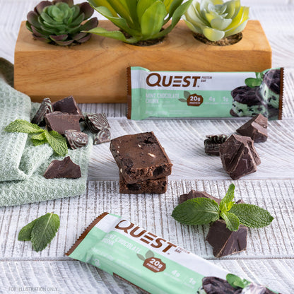 Quest Mint Chocolate Chunk Protein Bars