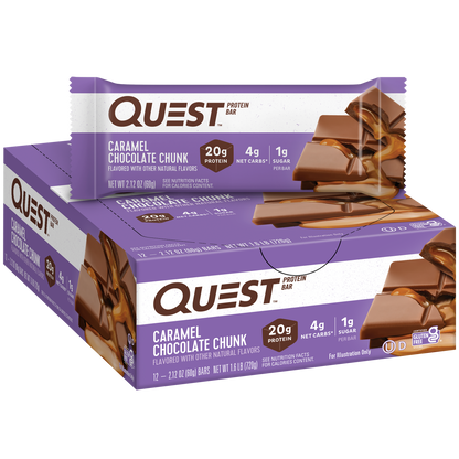 Quest Caramel Chocolate Chunk Protein Bars