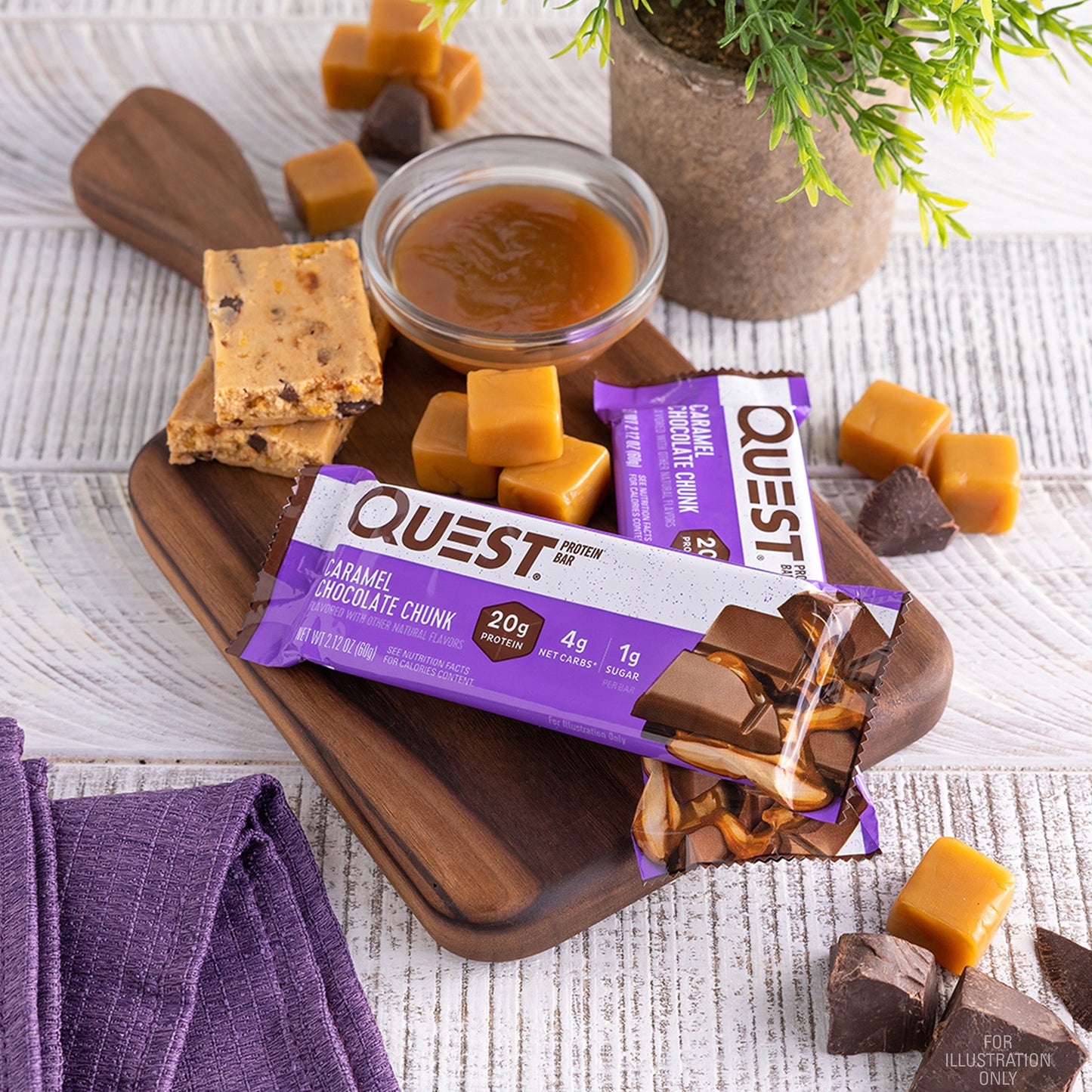 Quest Caramel Chocolate Chunk Protein Bars