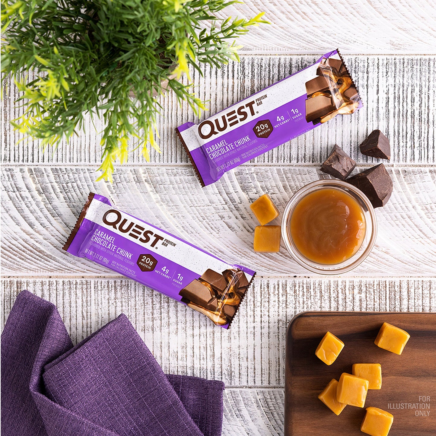 Quest Caramel Chocolate Chunk Protein Bars