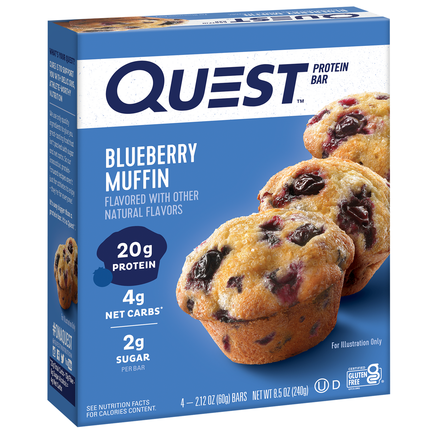 Quest Blueberry Muffin Protein Bars