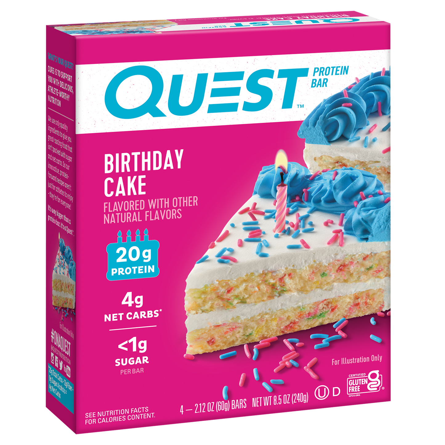 Quest Birthday Cake Protein Bars