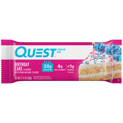 Quest Birthday Cake Protein Bars