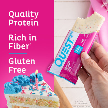 Quest Birthday Cake Protein Bars