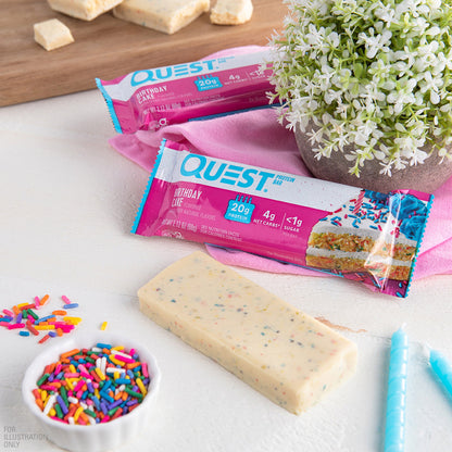 Quest Birthday Cake Protein Bars