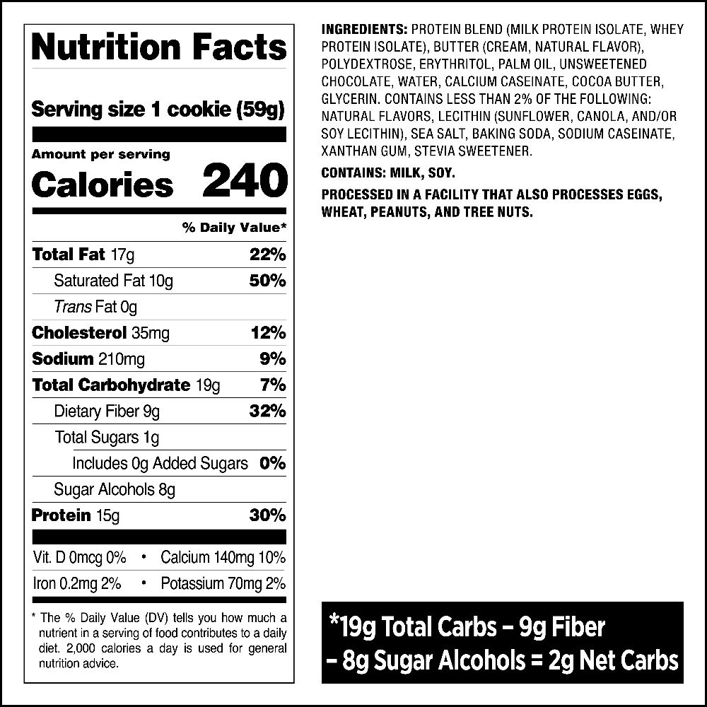 Quest Chocolate Chip Protein Cookies