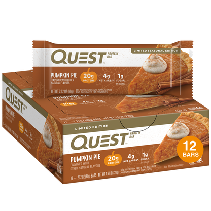 Quest Pumpkin Pie Protein Bars