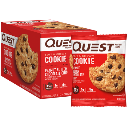 Quest Peanut Butter Chocolate Chip Protein Cookies