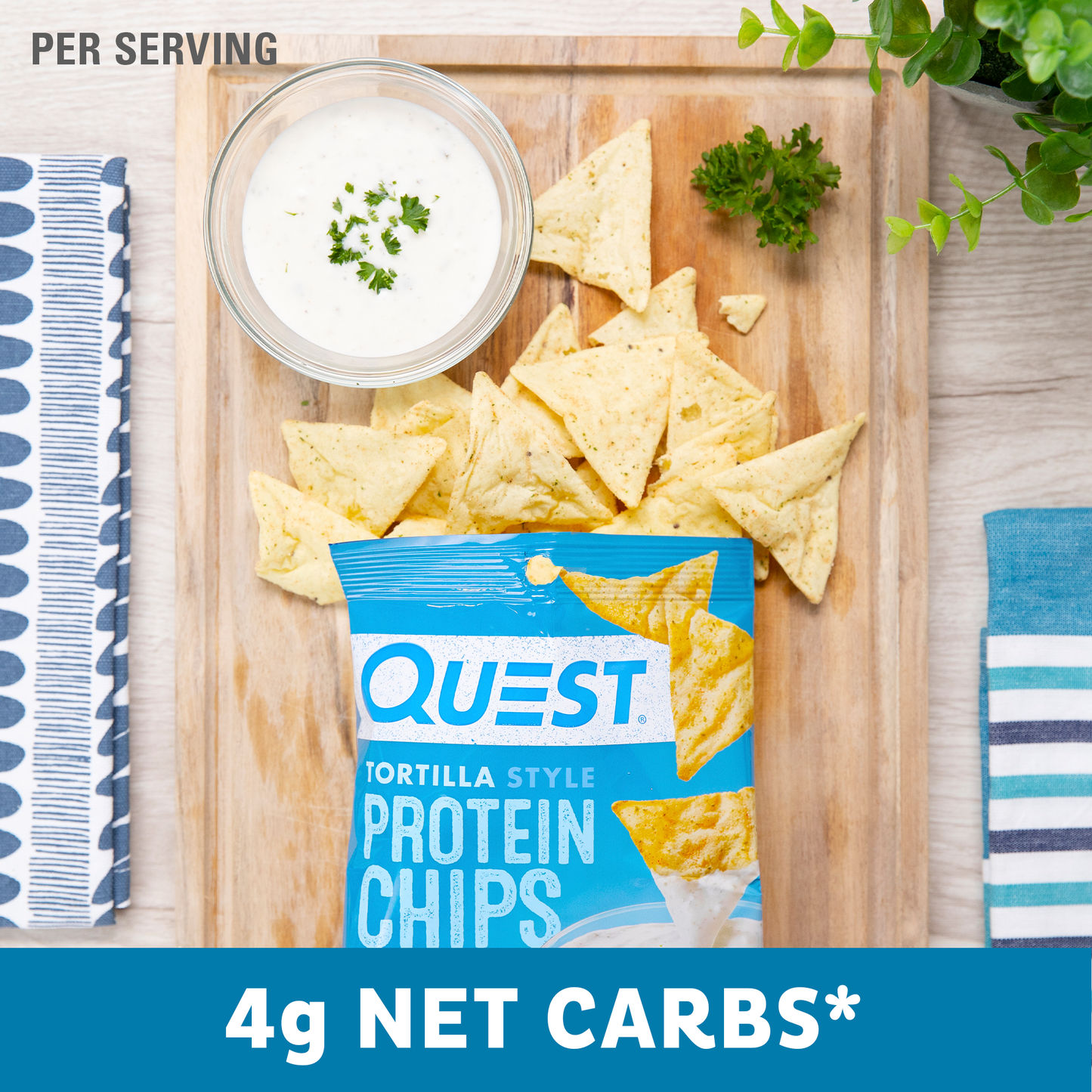 Quest Ranch Tortilla Style Protein Chips