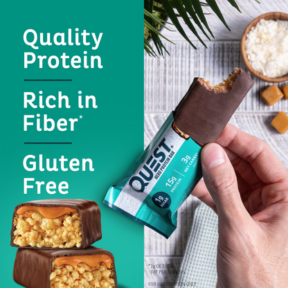 Quest Chocolate Coconut Crispy Hero Protein Bars