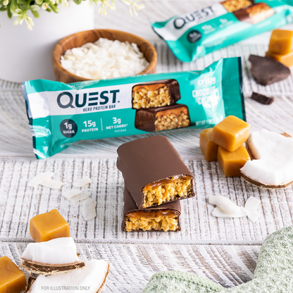 Quest Chocolate Coconut Crispy Hero Protein Bars