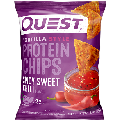 Quest Spicy Sweet Chili Tortilla Style Protein Chips