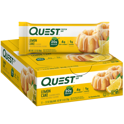 Quest Lemon Cake Protein Bars