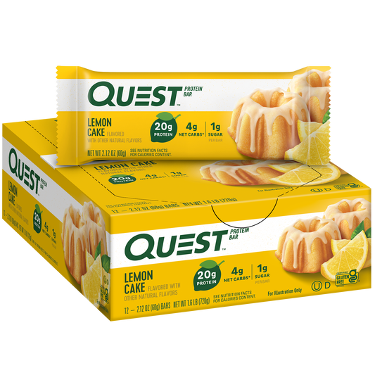 Quest Lemon Cake Protein Bars