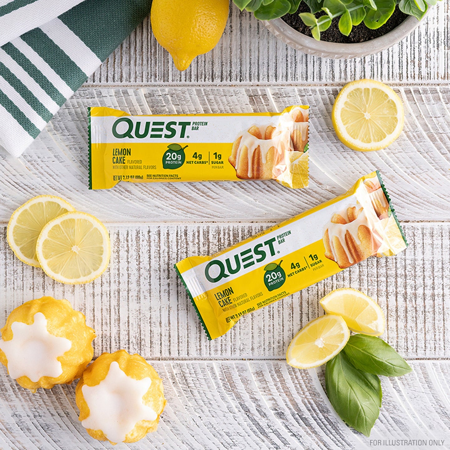 Quest Lemon Cake Protein Bars