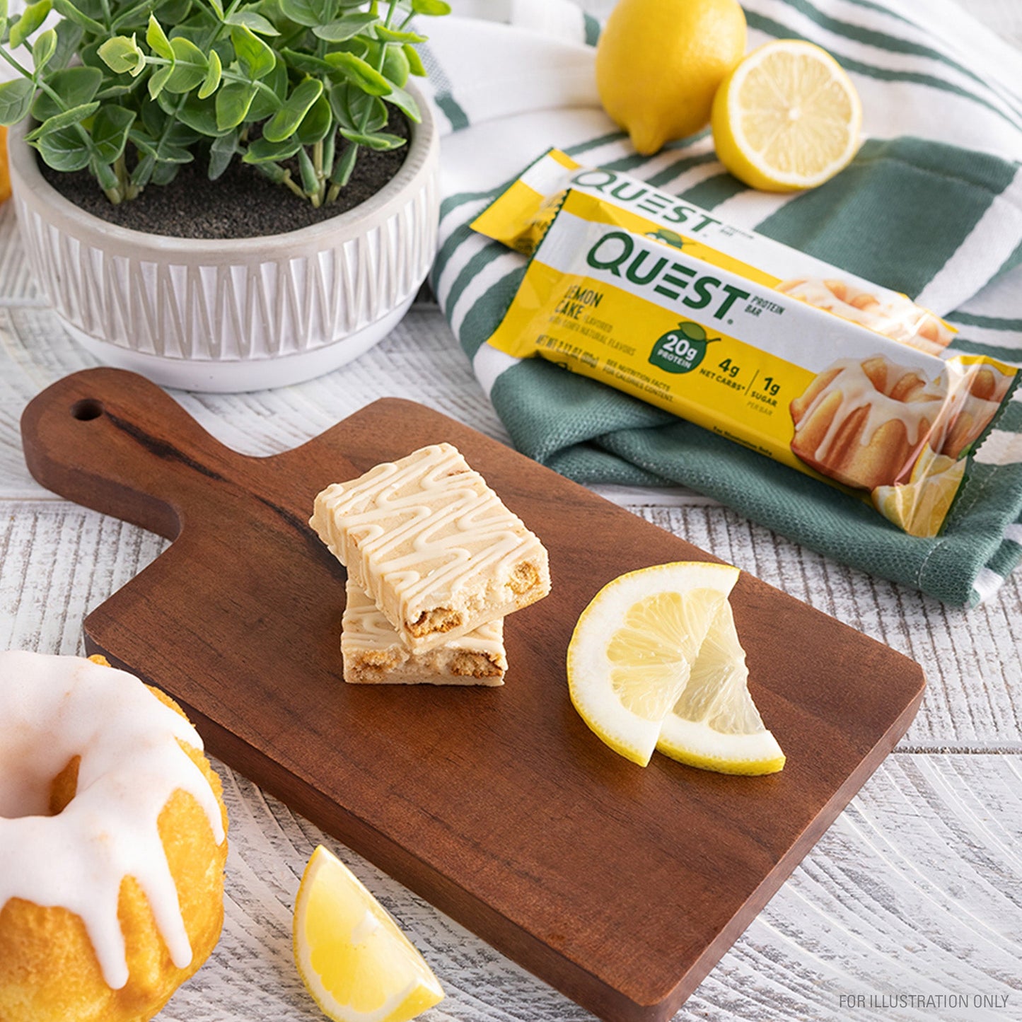 Quest Lemon Cake Protein Bars