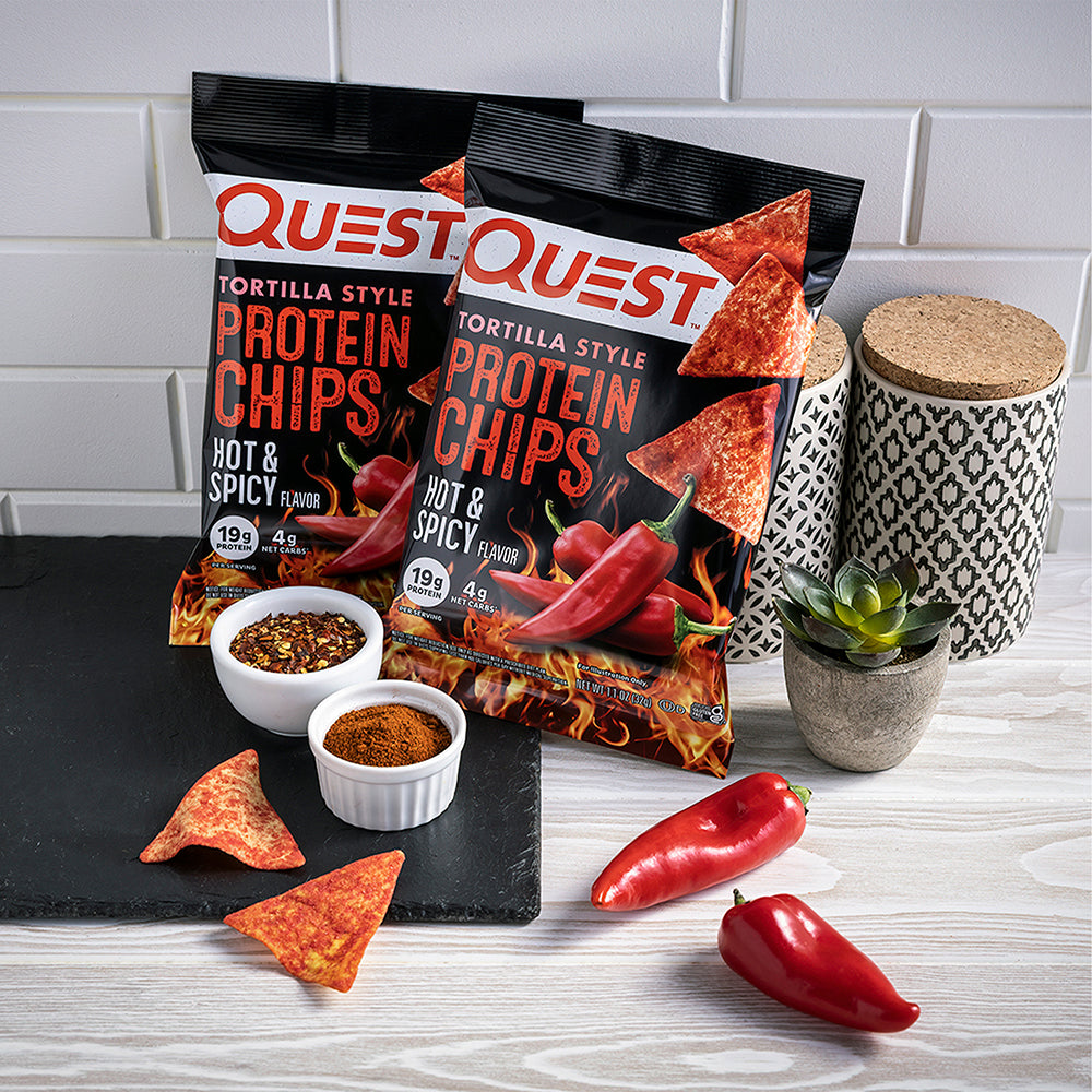 Quest Hot & Spicy Tortilla Style Protein Chips