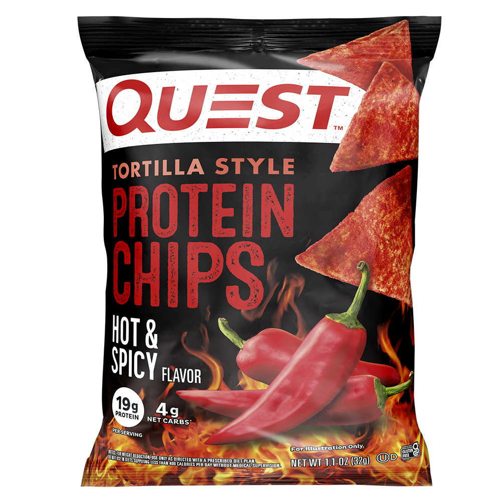 Quest Hot & Spicy Tortilla Style Protein Chips