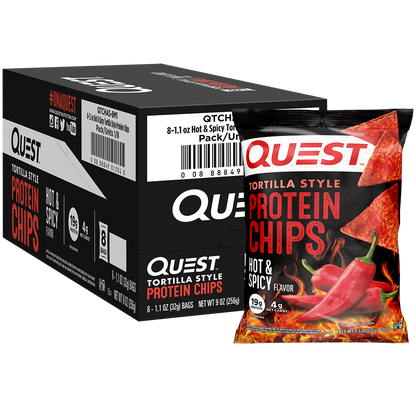 Quest Hot & Spicy Tortilla Style Protein Chips