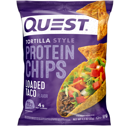 Quest Loaded Taco Tortilla Style Protein Chips