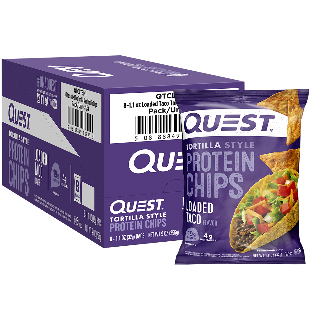 Quest Loaded Taco Tortilla Style Protein Chips