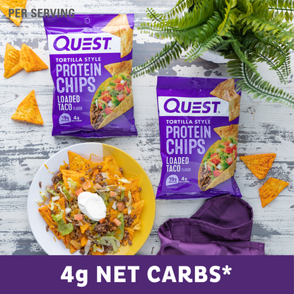 Quest Loaded Taco Tortilla Style Protein Chips