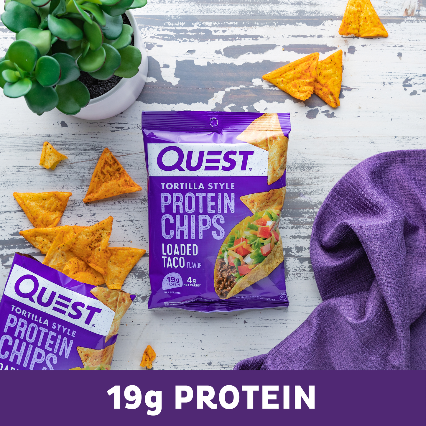 Quest Loaded Taco Tortilla Style Protein Chips