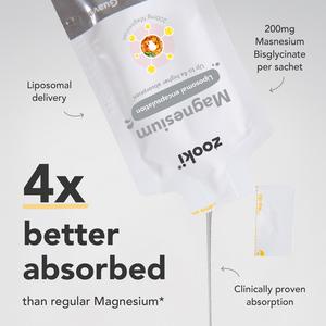 Zooki Liposomal Magnesium Liquid - Pineapple Flavour (Up to 4x Higher Absorption)