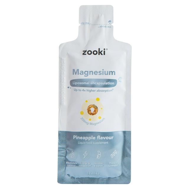 Zooki Liposomal Magnesium Liquid - Pineapple Flavour (Up to 4x Higher Absorption)