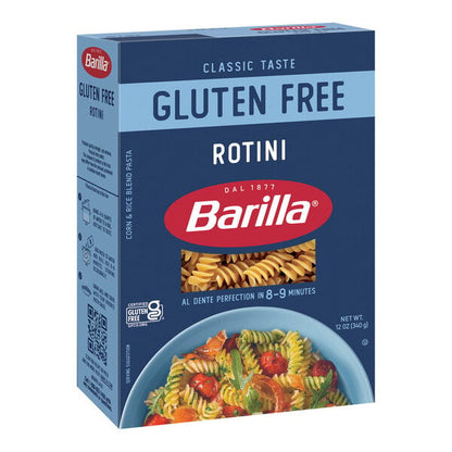 BARILLA Gluten Free Penne Pasta, 12 Ounce - Non-GMO Gluten Free Pasta Made with 2 Ingredients