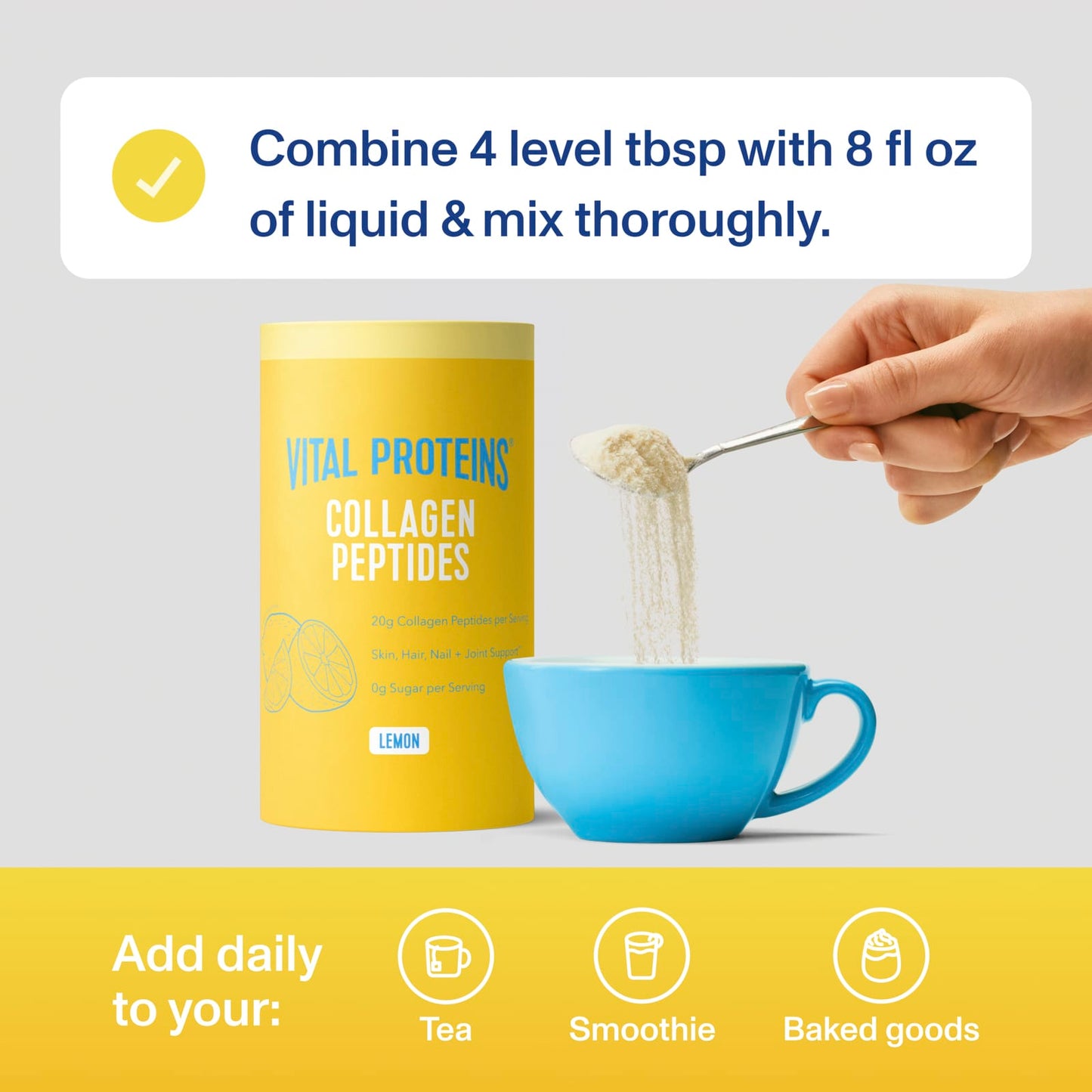 Vital Proteins Collagen Peptides - Lemon- 313g(11oz)
