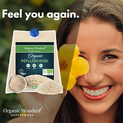 Organic Wonders - Organic Psyllium Husk (500g)
