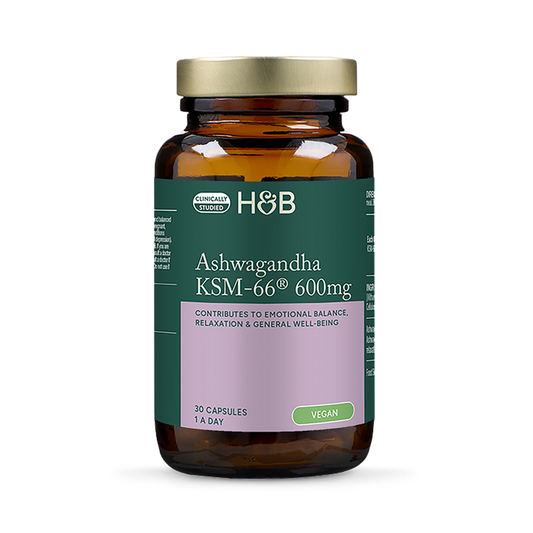 Holland & Barrett Ashwagandha KSM-66 600mg 30 Capsules