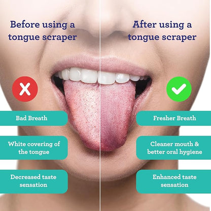 Guru Nanda Stainless Steel Tongue Scrapers
