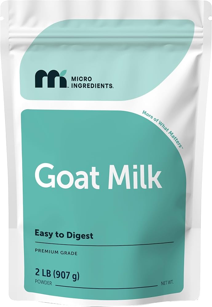 Micro Ingredients Goat Milk Powder-2LB, Rich in Protein, Calcium, & Probiotics