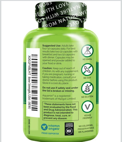 Naturelo Bone Strength Plant Calcium Complex  120 vcaps
