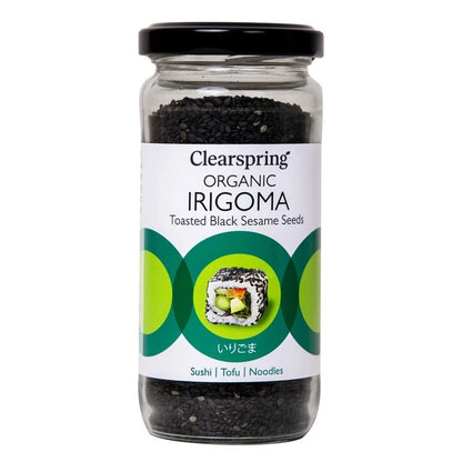 Clearspring Organic Toasted Black Sesame Seeds (Irigoma)_100g
