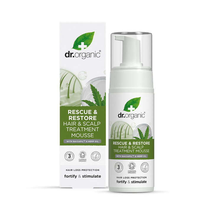 Dr. Organic Rescue & Restore Hair & Scalp Treatment Mousse-150ml