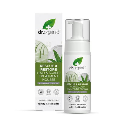 Dr. Organic Rescue & Restore Hair & Scalp Treatment Mousse-150ml