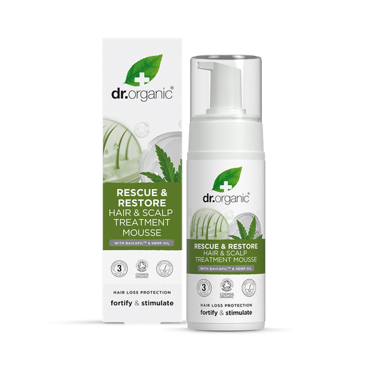 Dr. Organic Rescue & Restore Hair & Scalp Treatment Mousse-150ml