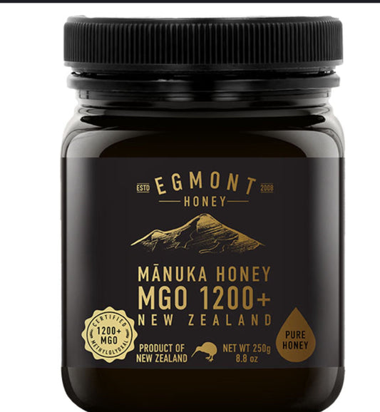 Egmont Honey – Limited Release MGO 1200+ Mānuka Honey (250g)
