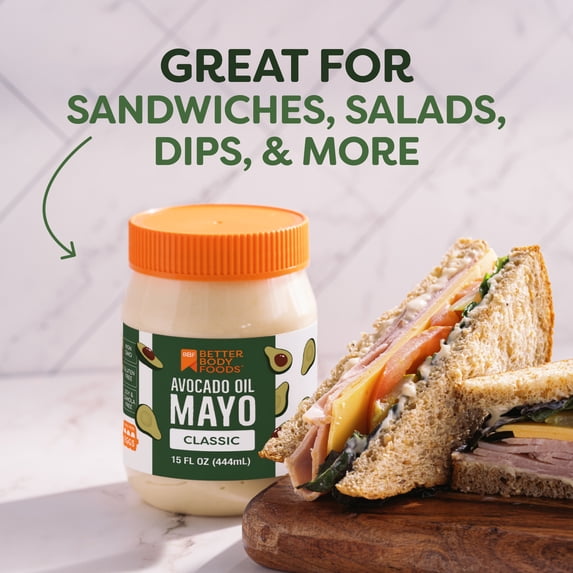 BetterBody Foods - Avocado Oil Mayo Classic (Large Size)(444ml)