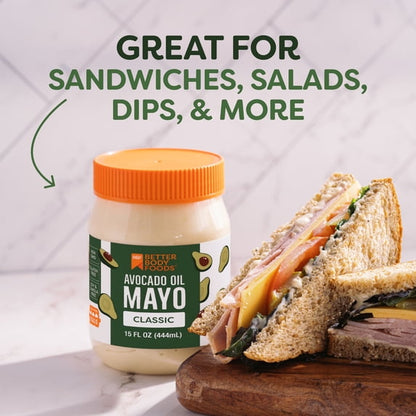 BetterBody Foods - Avocado Oil Mayo Classic (Large Size)(444ml)
