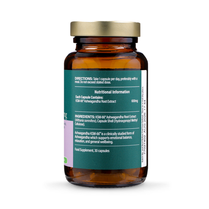 Holland & Barrett Ashwagandha KSM-66 600mg 30 Capsules