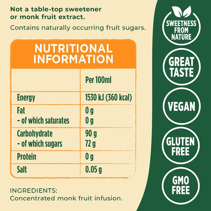 Pure Via Monk Fruit Infusion - Natural Sweetener Drops-30ml