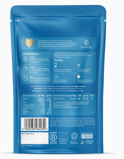 Naturya Organic Blue Spirulina Powder (45g)
